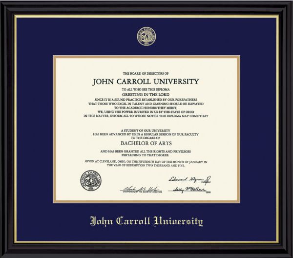 John Carroll University Coronado Diploma Frame -ONLINE ONLY