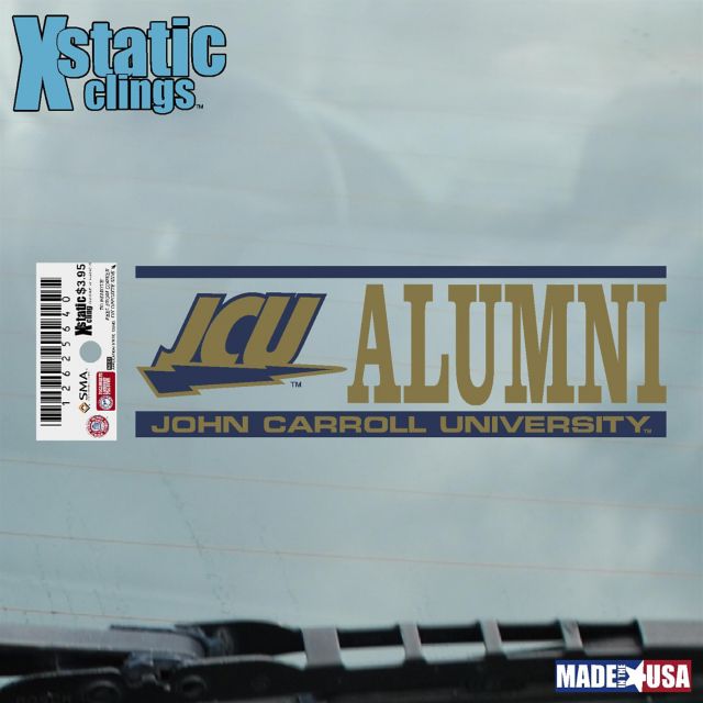 John Carroll University Alumni Cling Decal
