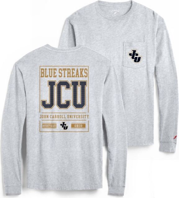 John Carroll University Blue Streaks Long Sleeve Pocket T-Shirt