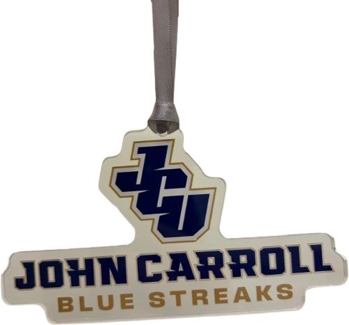 John Carroll University Blue Streaks 3 x 4 Ornament
