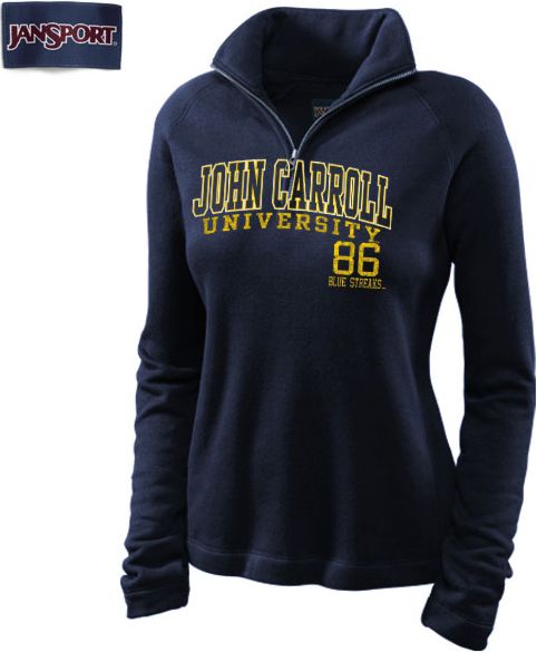 John Carroll University Blue Streaks Women's 1/4 Zip Pullover