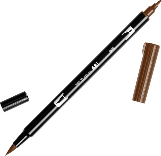 ABT DUAL BRUSH 969 CHOCOLATE