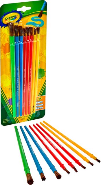CRAYOLA ART AND CRAFT BRUSH SET  8-COUNT