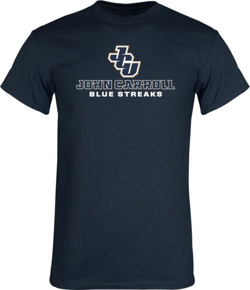 John Carroll T Shirt JCU Stacked - ONLINE ONLY