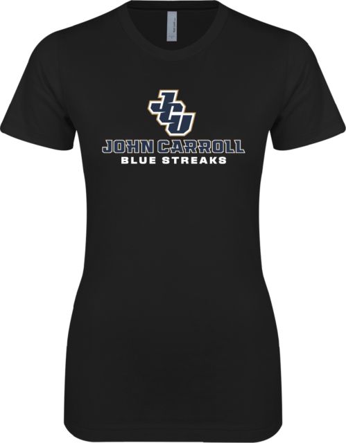 John Carroll Next Level Ladies SoftStyle Junior Fitted Tee JCU Stacked - ONLINE ONLY