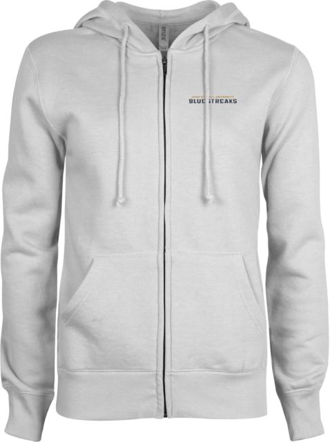 John Carroll ENZA Ladies Fleece Full Zip Hoodie Wordmark - ONLINE ONLY
