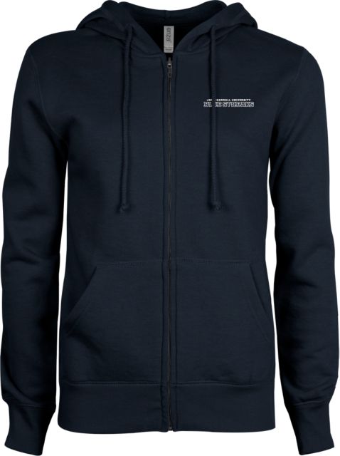 John Carroll ENZA Ladies Fleece Full Zip Hoodie Wordmark - ONLINE ONLY