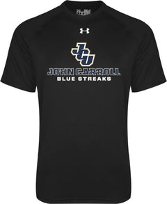 John Carroll Under Armour Tech Tee JCU Stacked - ONLINE ONLY