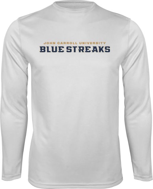 John Carroll Performance Longsleeve Shirt Wordmark - ONLINE ONLY