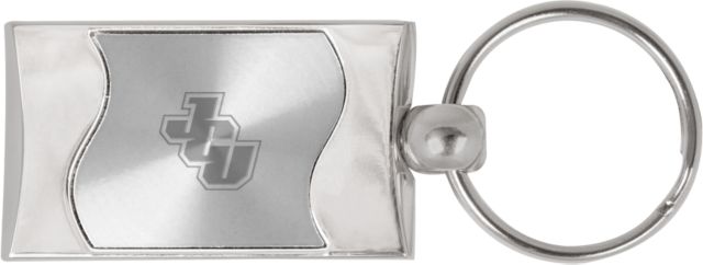 John Carroll Silverline Wave Key Holder JCU Engraved - ONLINE ONLY