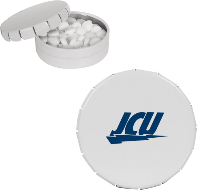 John Carroll Round Peppermint Clicker Tin JCU - ONLINE ONLY
