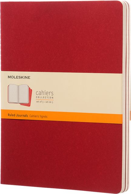CAHIER RULED L-BLK JOURNAL